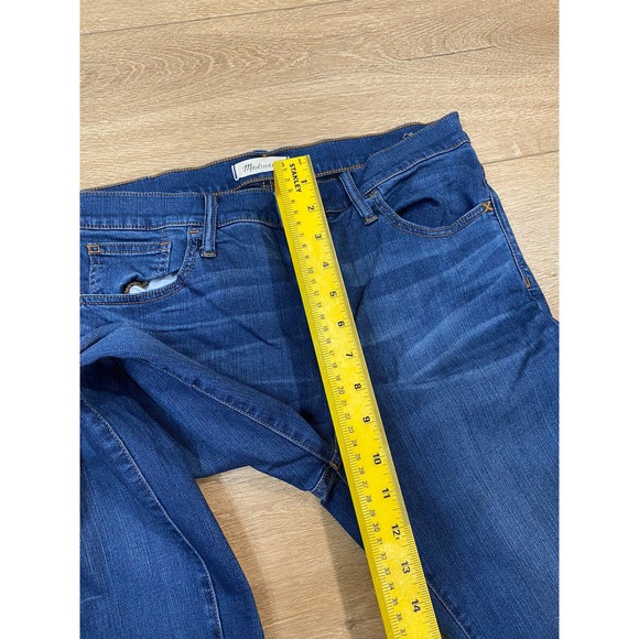 Madewell Roadtripper Jeans Medium Wash Size 32 Stretch Skinny 32x27 - Picture 7 of 8